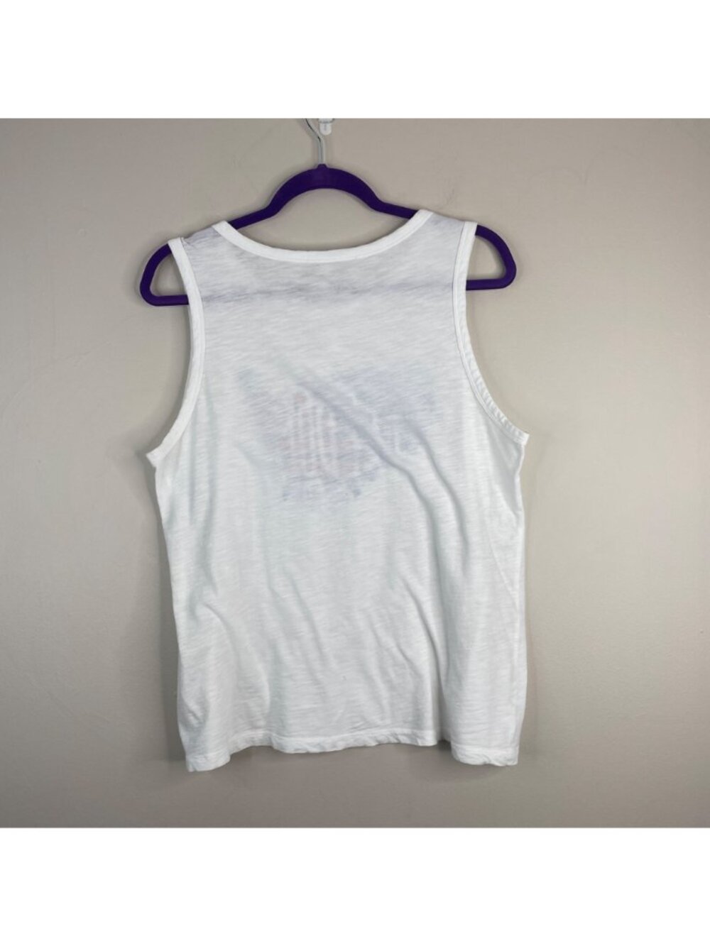 Lucky Brand Freedom Tank Top Womens Large Patriotic USA 250th July 4th Graphic - Picture 5 of 10